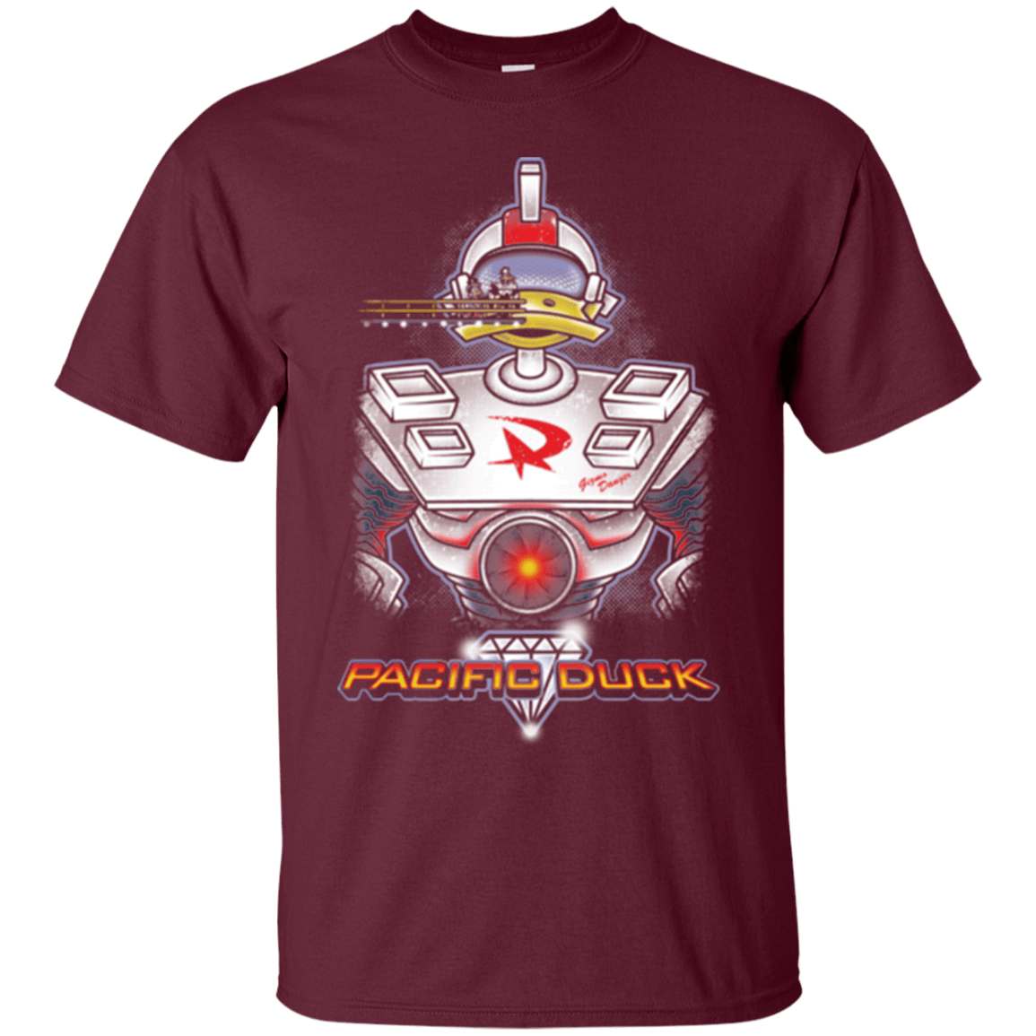 T-Shirts Maroon / S Pacific Duck T-Shirt