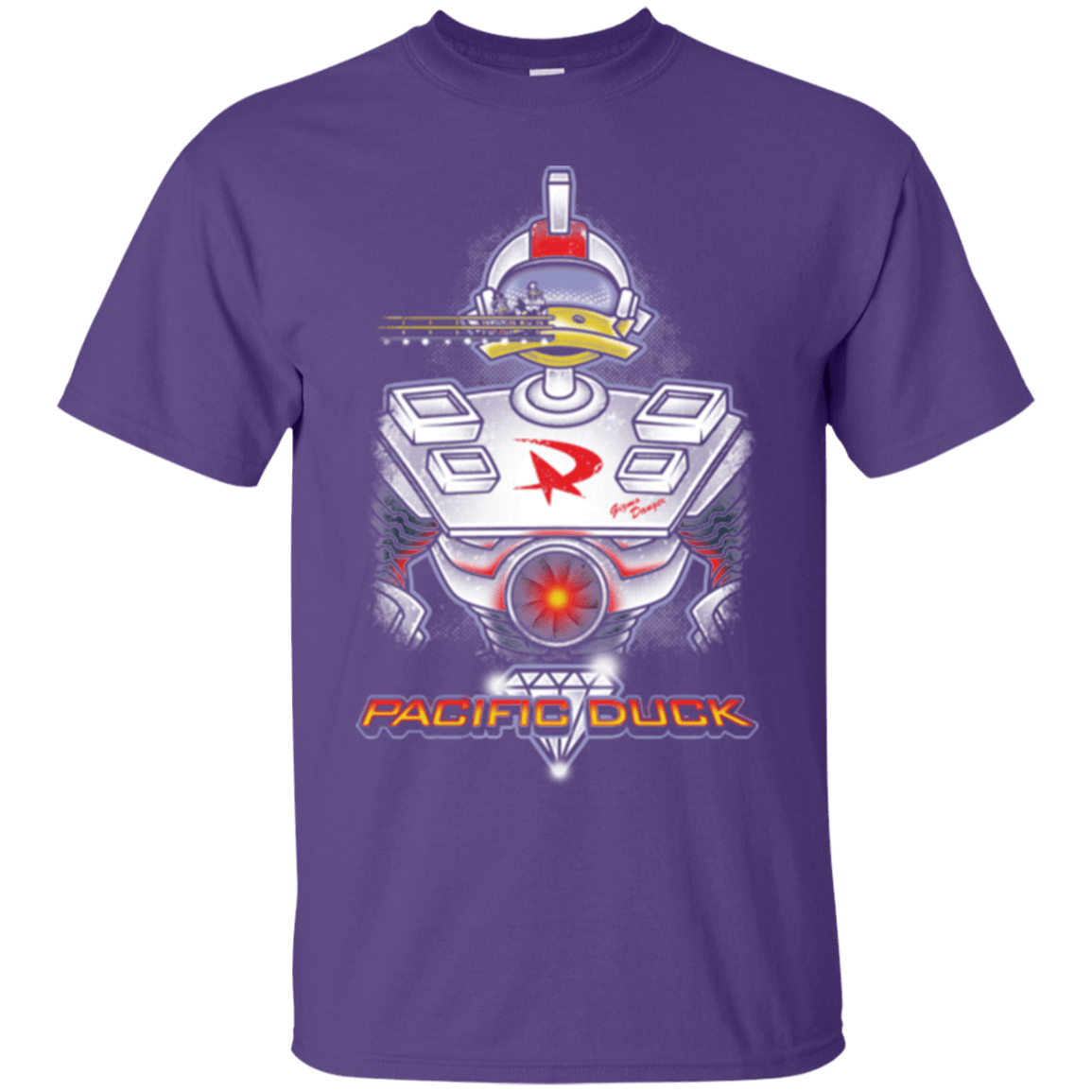 T-Shirts Purple / S Pacific Duck T-Shirt