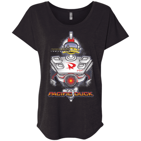 T-Shirts Vintage Black / X-Small Pacific Duck Triblend Dolman Sleeve