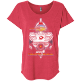 T-Shirts Vintage Red / X-Small Pacific Duck Triblend Dolman Sleeve