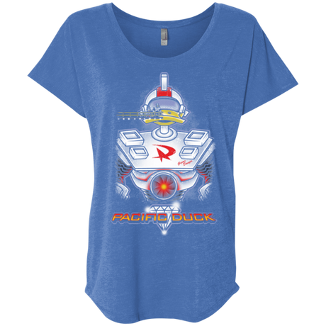 T-Shirts Vintage Royal / X-Small Pacific Duck Triblend Dolman Sleeve