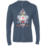 T-Shirts Indigo / X-Small Pacific Duck Triblend Long Sleeve Hoodie Tee