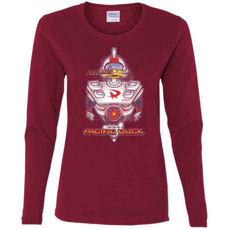 T-Shirts Cardinal / S Pacific Duck Women's Long Sleeve T-Shirt