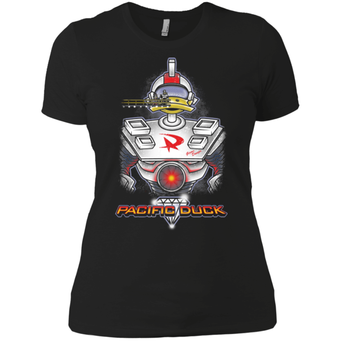 T-Shirts Black / X-Small Pacific Duck Women's Premium T-Shirt