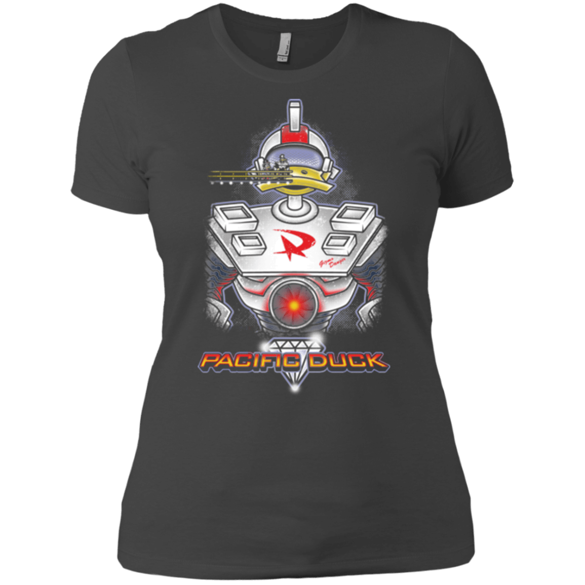 T-Shirts Heavy Metal / X-Small Pacific Duck Women's Premium T-Shirt