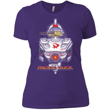 T-Shirts Purple Rush/ / X-Small Pacific Duck Women's Premium T-Shirt