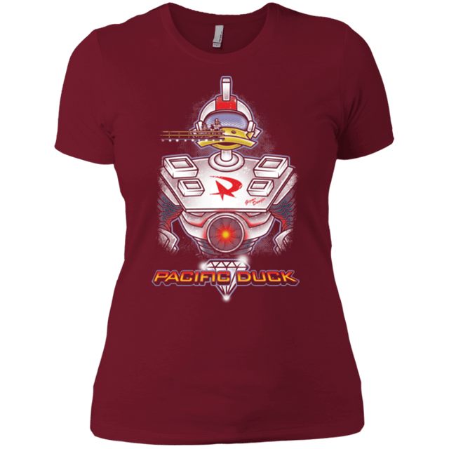T-Shirts Scarlet / X-Small Pacific Duck Women's Premium T-Shirt