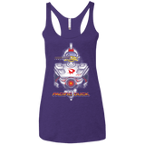 T-Shirts Purple Rush / X-Small Pacific Duck Women's Triblend Racerback Tank
