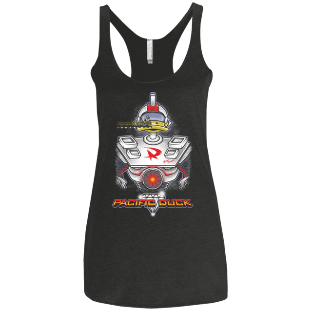 T-Shirts Vintage Black / X-Small Pacific Duck Women's Triblend Racerback Tank