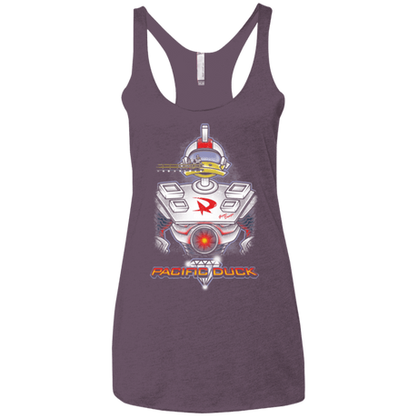 T-Shirts Vintage Purple / X-Small Pacific Duck Women's Triblend Racerback Tank