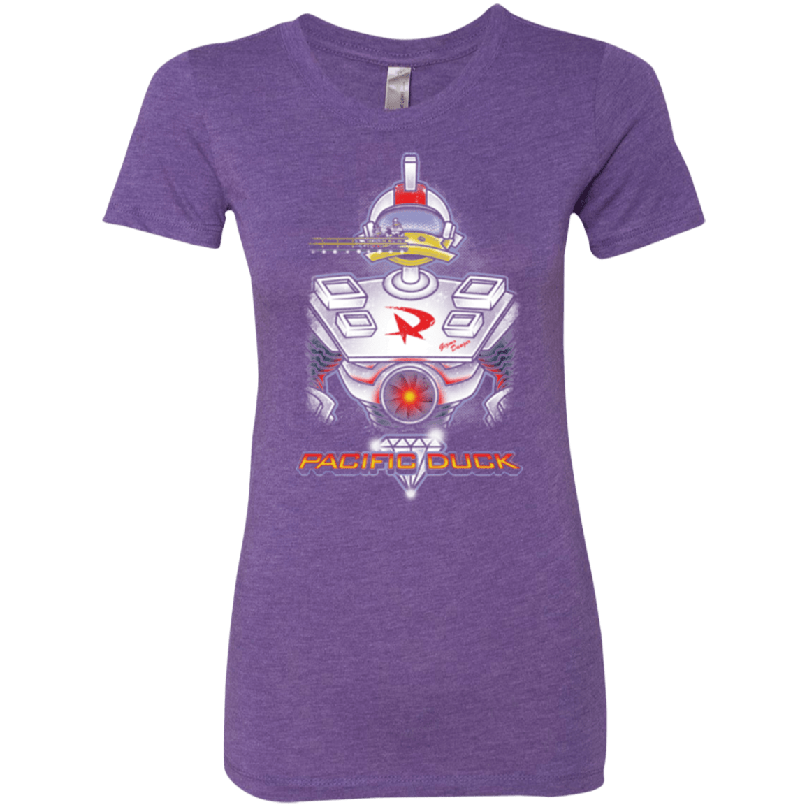 T-Shirts Purple Rush / S Pacific Duck Women's Triblend T-Shirt
