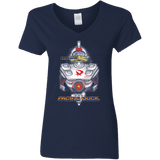 T-Shirts Navy / S Pacific Duck Women's V-Neck T-Shirt