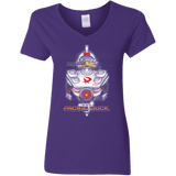 T-Shirts Purple / S Pacific Duck Women's V-Neck T-Shirt