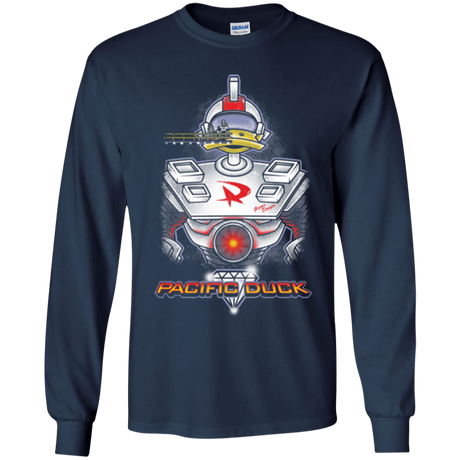 T-Shirts Navy / YS Pacific Duck Youth Long Sleeve T-Shirt