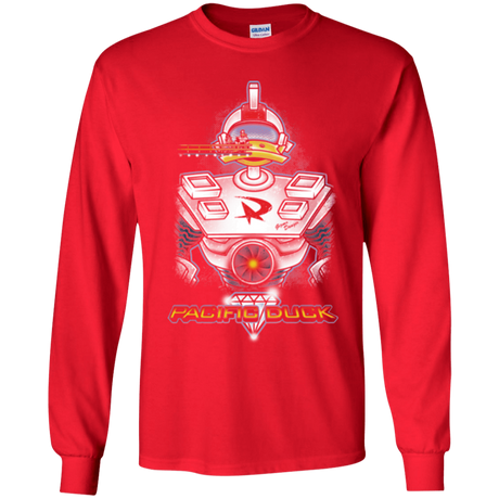 T-Shirts Red / YS Pacific Duck Youth Long Sleeve T-Shirt