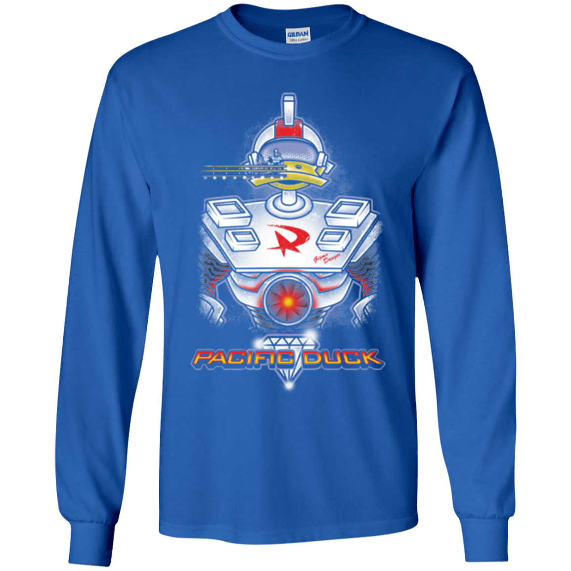 T-Shirts Royal / YS Pacific Duck Youth Long Sleeve T-Shirt