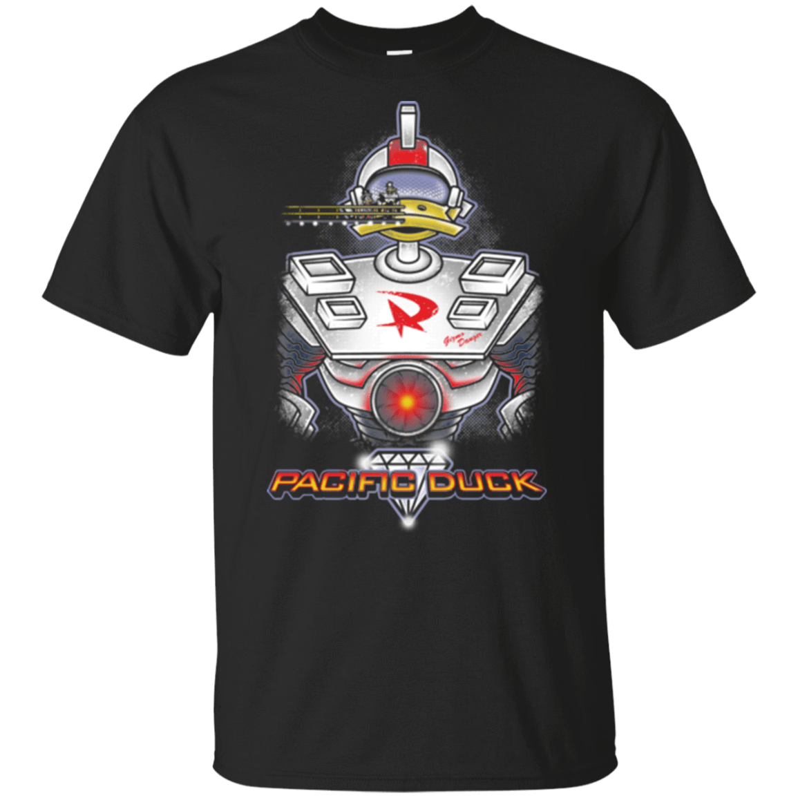 T-Shirts Black / YXS Pacific Duck Youth T-Shirt