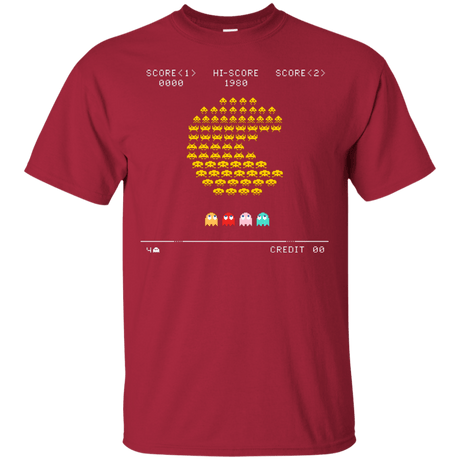 T-Shirts Cardinal / S Pacman Invaders T-Shirt