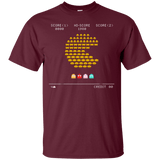 T-Shirts Maroon / S Pacman Invaders T-Shirt