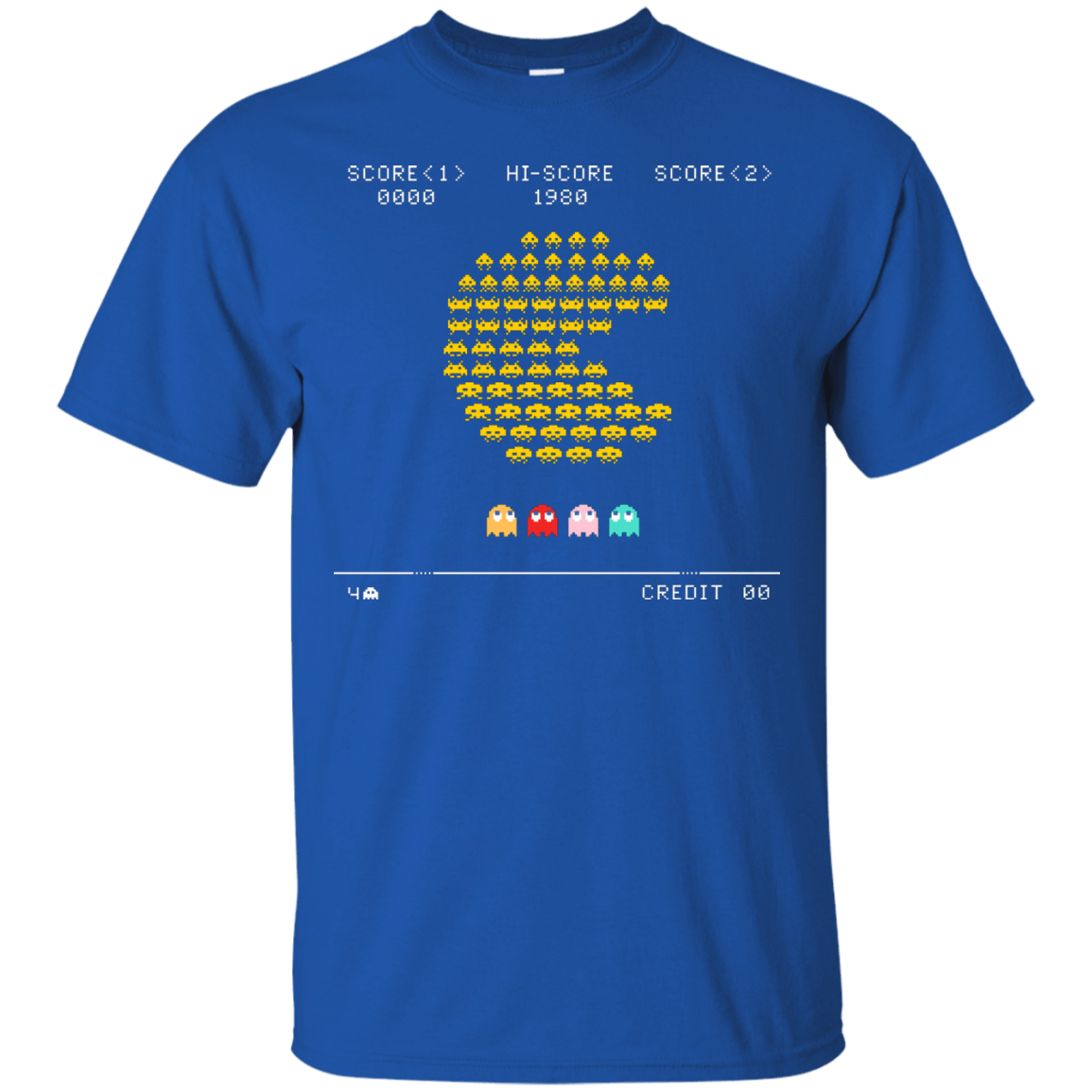 T-Shirts Royal / S Pacman Invaders T-Shirt