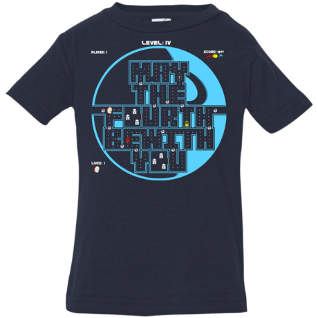 T-Shirts Navy / 6 Months Pacman May The Fourth Infant Premium T-Shirt