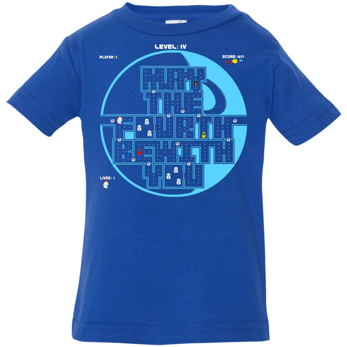 T-Shirts Royal / 6 Months Pacman May The Fourth Infant Premium T-Shirt