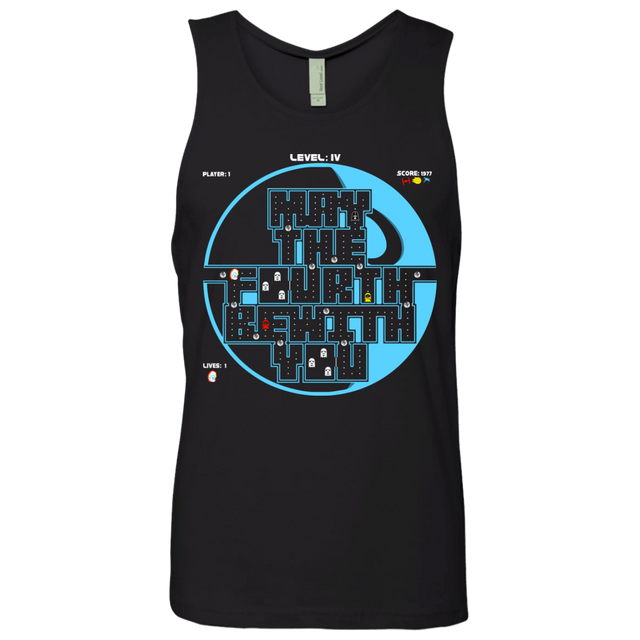 T-Shirts Black / S Pacman May The Fourth Men's Premium Tank Top