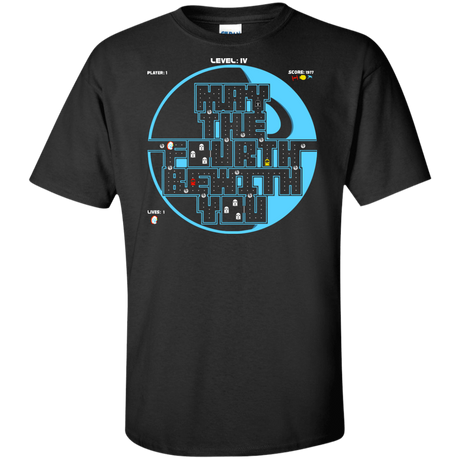 T-Shirts Black / XLT Pacman May The Fourth Tall T-Shirt