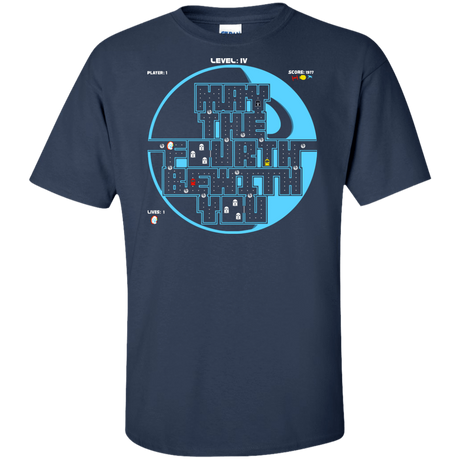 T-Shirts Navy / XLT Pacman May The Fourth Tall T-Shirt