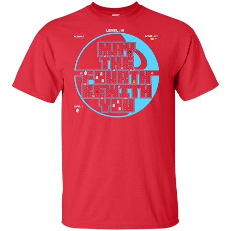 T-Shirts Red / XLT Pacman May The Fourth Tall T-Shirt