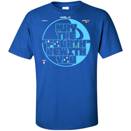 T-Shirts Royal / XLT Pacman May The Fourth Tall T-Shirt