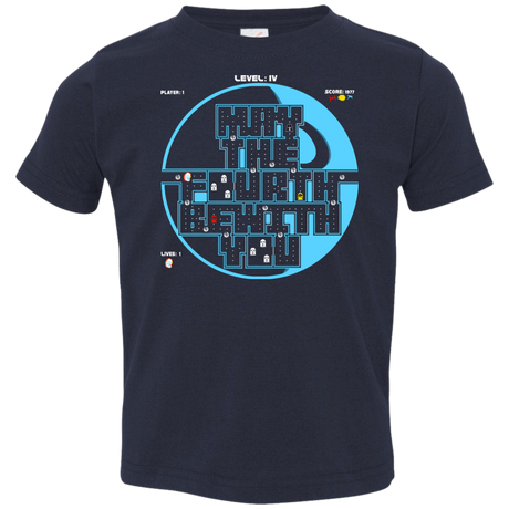 T-Shirts Navy / 2T Pacman May The Fourth Toddler Premium T-Shirt