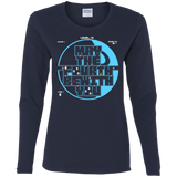 T-Shirts Navy / S Pacman May The Fourth Women's Long Sleeve T-Shirt