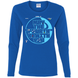 T-Shirts Royal / S Pacman May The Fourth Women's Long Sleeve T-Shirt