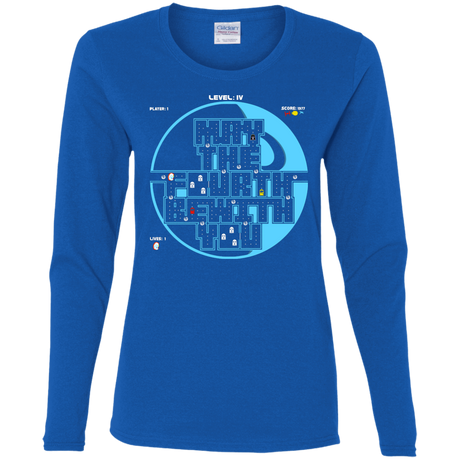 T-Shirts Royal / S Pacman May The Fourth Women's Long Sleeve T-Shirt