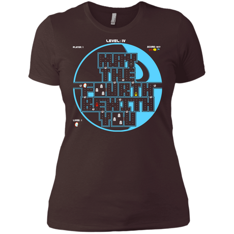 T-Shirts Dark Chocolate / X-Small Pacman May The Fourth Women's Premium T-Shirt