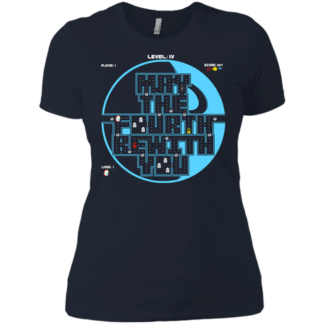 T-Shirts Midnight Navy / X-Small Pacman May The Fourth Women's Premium T-Shirt
