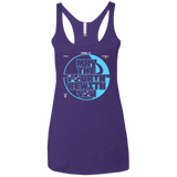 T-Shirts Purple Rush / X-Small Pacman May The Fourth Women's Triblend Racerback Tank