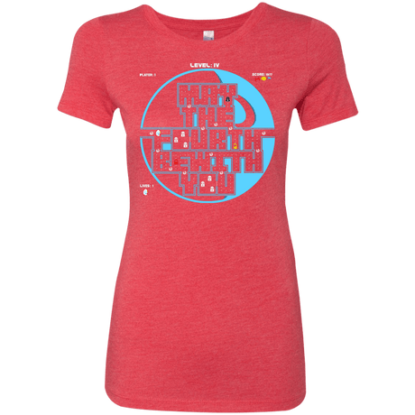 T-Shirts Vintage Red / S Pacman May The Fourth Women's Triblend T-Shirt