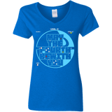 T-Shirts Royal / S Pacman May The Fourth Women's V-Neck T-Shirt