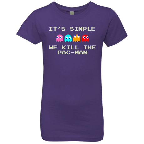 T-Shirts Purple Rush / YXS Pacmanok Girls Premium T-Shirt