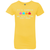 T-Shirts Vibrant Yellow / YXS Pacmanok Girls Premium T-Shirt