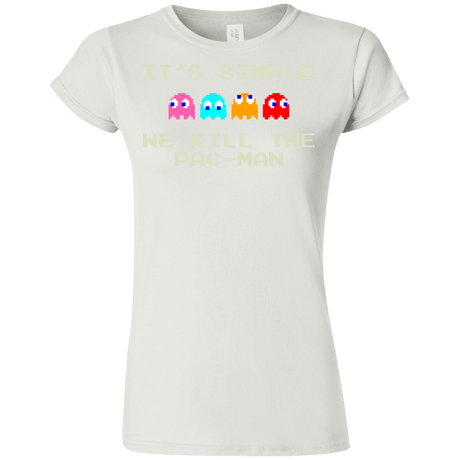 T-Shirts White / S Pacmanok Junior Slimmer-Fit T-Shirt