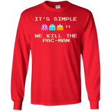 T-Shirts Red / S Pacmanok Men's Long Sleeve T-Shirt