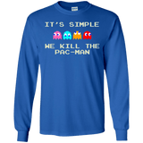 T-Shirts Royal / S Pacmanok Men's Long Sleeve T-Shirt