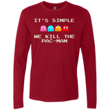 T-Shirts Cardinal / S Pacmanok Men's Premium Long Sleeve