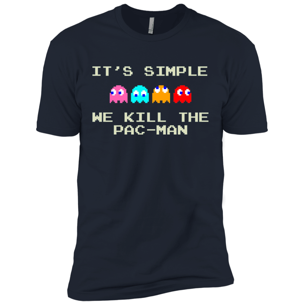 T-Shirts Midnight Navy / X-Small Pacmanok Men's Premium T-Shirt