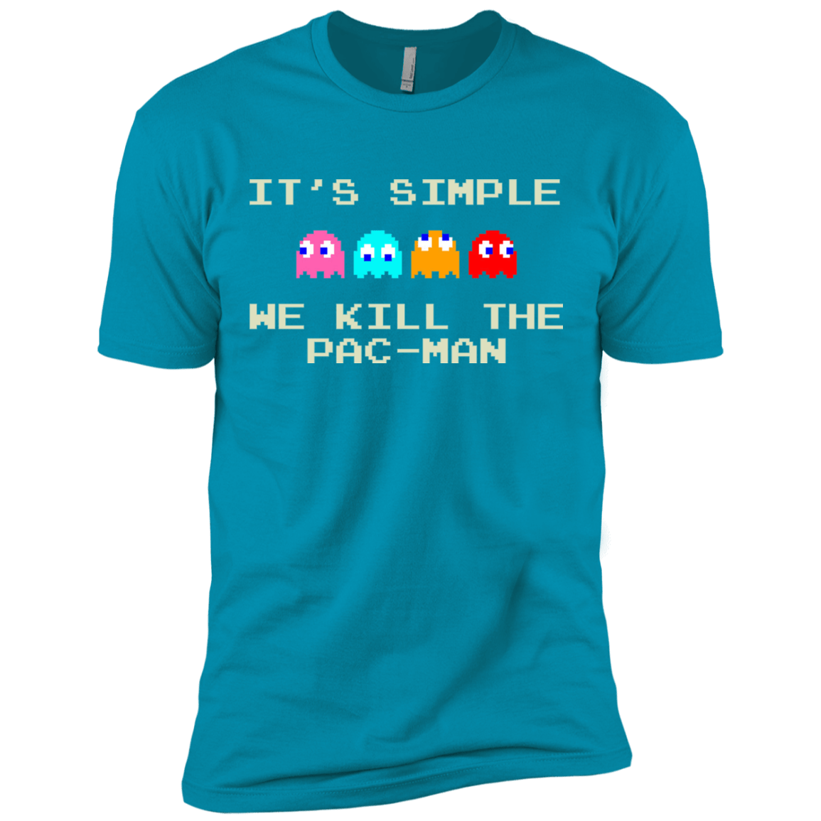 T-Shirts Turquoise / X-Small Pacmanok Men's Premium T-Shirt