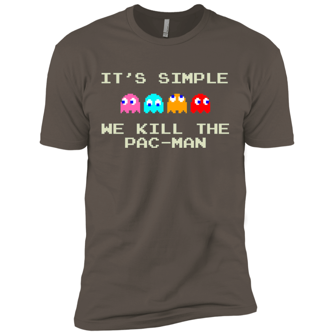 T-Shirts Warm Grey / X-Small Pacmanok Men's Premium T-Shirt
