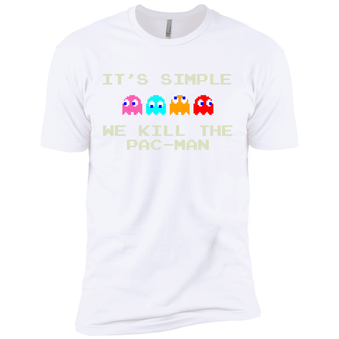 T-Shirts White / X-Small Pacmanok Men's Premium T-Shirt